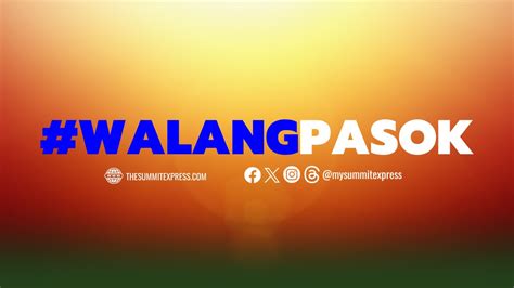 walang pasok april 11 2024|Walang Pasok: Class suspensions for April 11 due to .